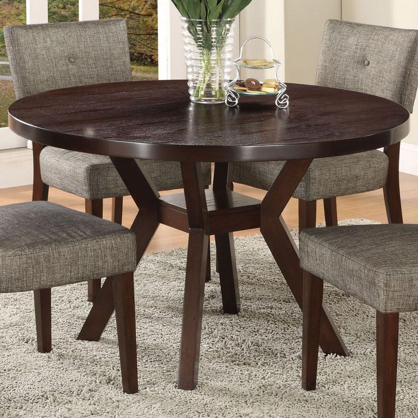 Acme Furniture Drake Espresso 16250 Modern Dining Table with Round